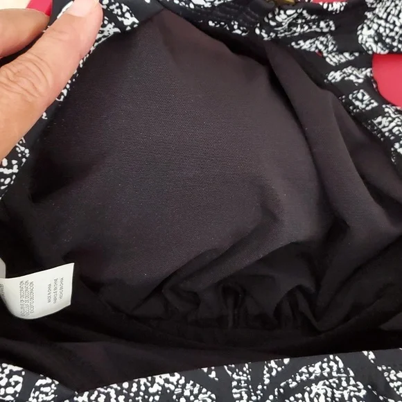 Island Escape Black and White One Piece Swimsuit - Picture 13 of 15